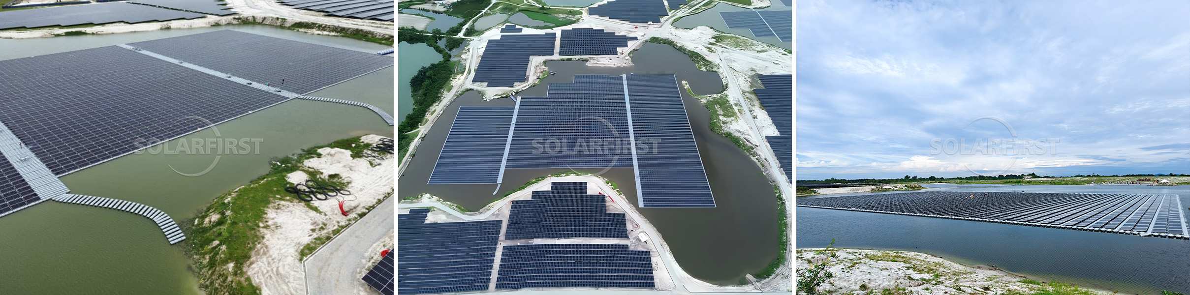 15.6MWp Floating Photovoltaic Power Station Project in Malaysia 项目大小:15.6768MWp #Floating Photovoltaic Power Station