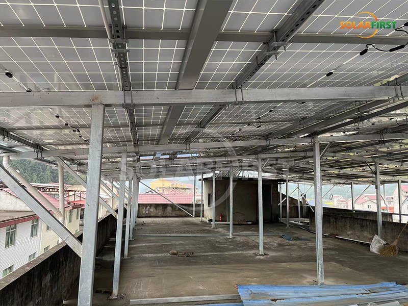 #10MWp Concrete Roof Mount in China